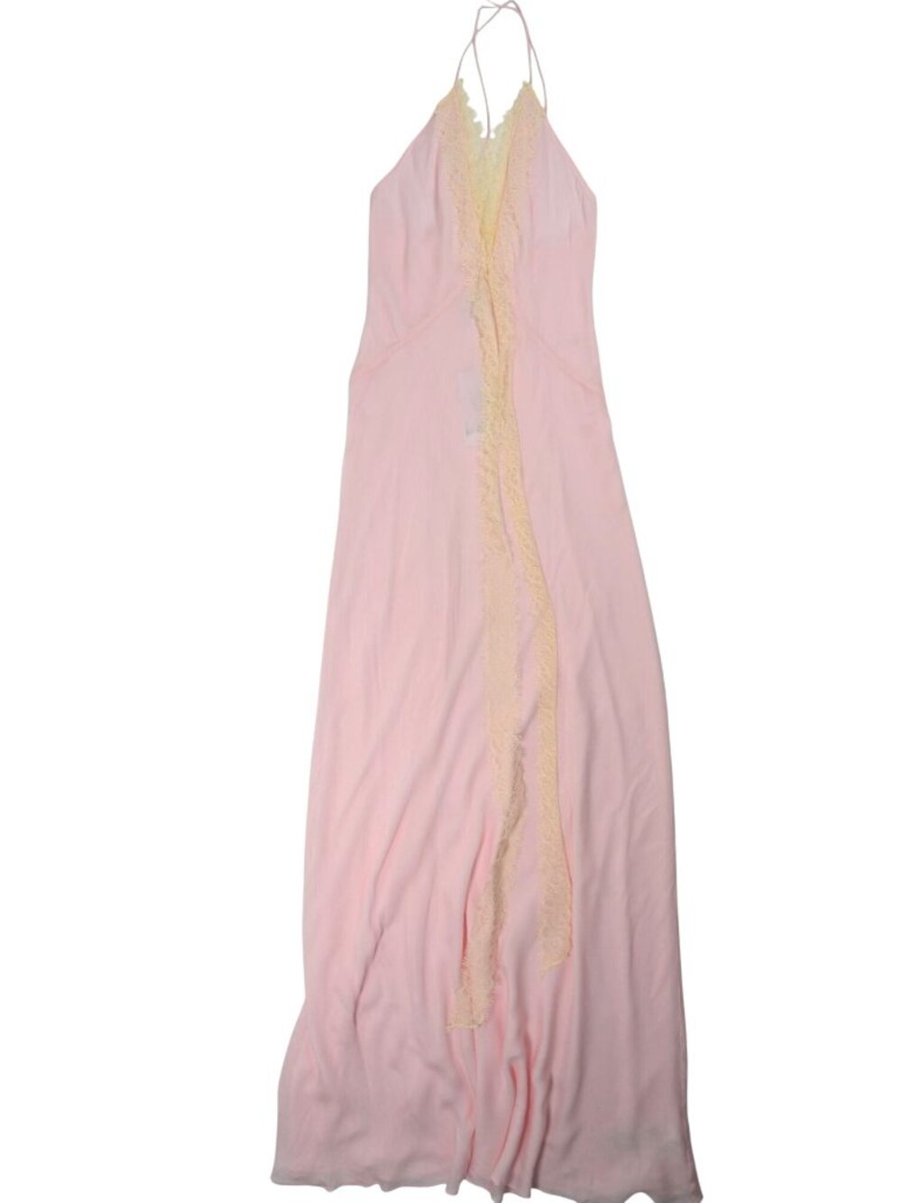 Helsa Sheer Georgette Gown in Peony Pink